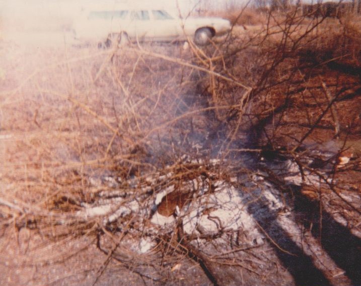 Wood cutting on Virgil Adderson 1980 Wood cutting on Virgil Adderson 1980