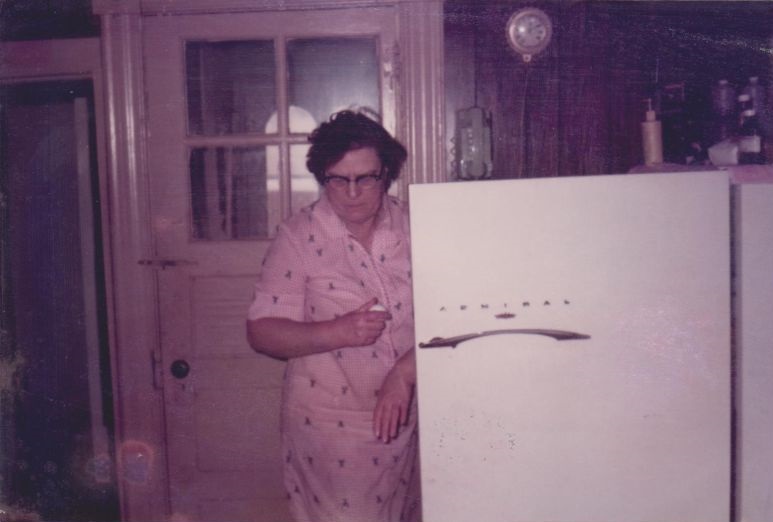 Mother opening frige Mother opening frige