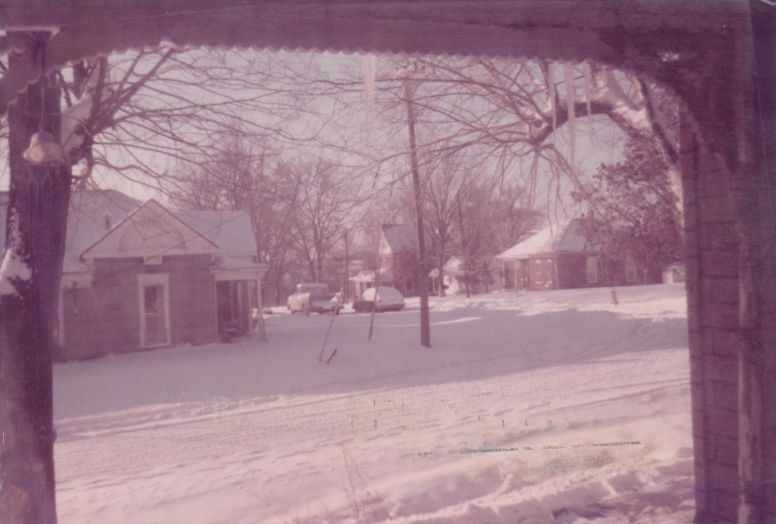 First street in Braymer MO winter of 1979 First street in Braymer MO winter of 1979