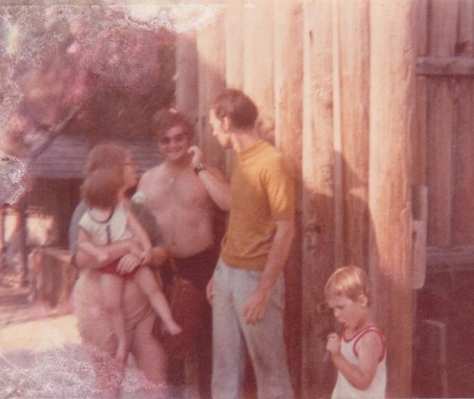 Bobbie Derrickson-wife and kids and Jerry Sego 1980 Fort Osage Bobbie Derrickson-wife and kids and Jerry Sego 1980 Fort Osage