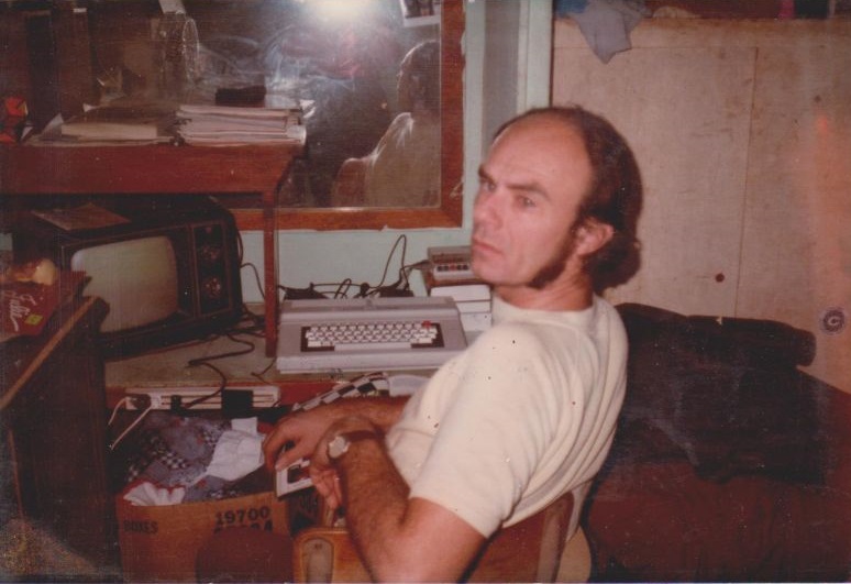 80 Bobbie Derrickson at his color computer