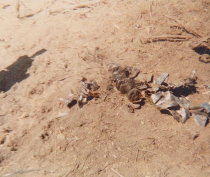 Dynamite truck explosion Huan's mill 1980 Dynamite truck explosion Huan's mill 1980