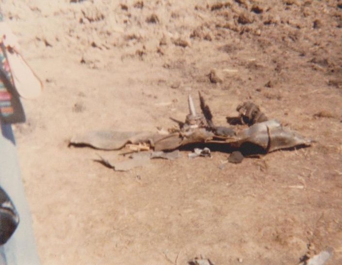 Dynamite truck explosion Huan's mill 1980 Dynamite truck explosion Huan's mill 1980