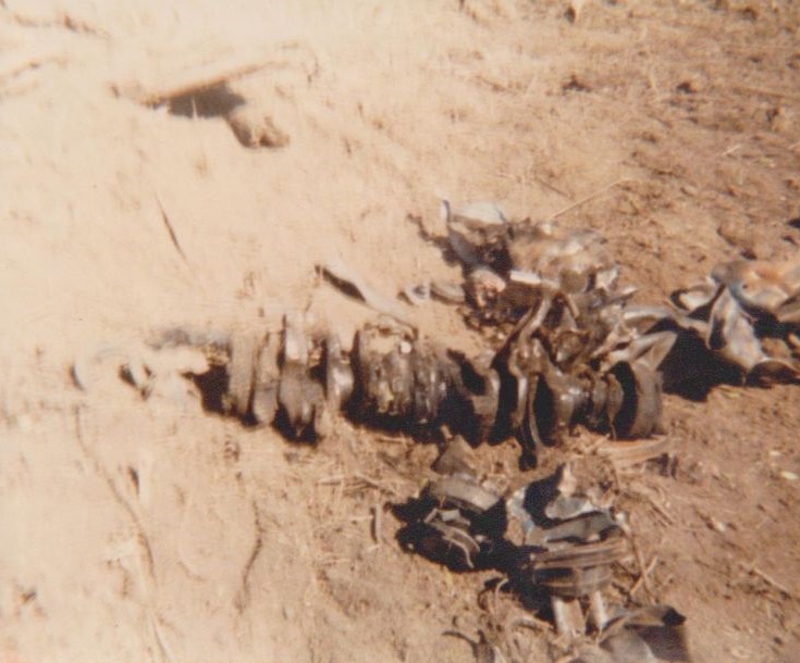 Dynamite truck explosion Huan's mill 1980 Dynamite truck explosion Huan's mill 1980